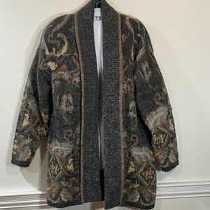 SKYR Vintage Women's lined sweater coat S